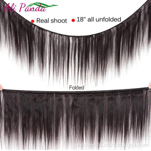 32 34 36 38 Malaysian Indian Straight Cuticle Hair Weave Bundles , 100% 10A Brazilian Virgin Long 40 Inch Peruvian Human Hair